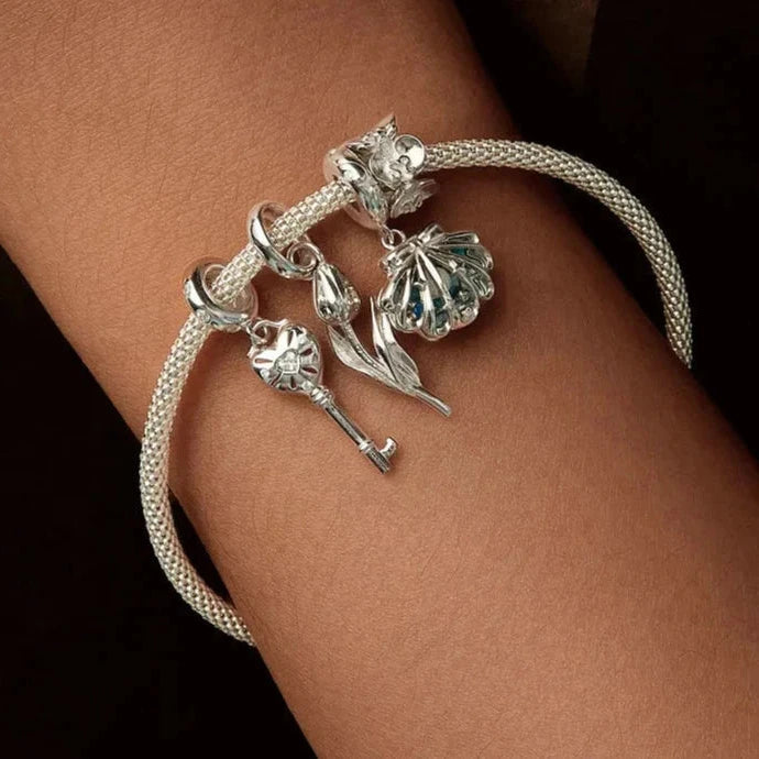 Cute Shell and Pearl Charm