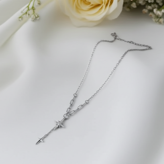 Star and Cross Necklace
