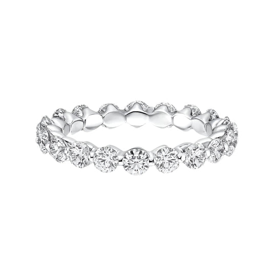 VIP Dream Ring- Eternity Round Cut Women's Stackable Wedding Band (Aftersale Service)