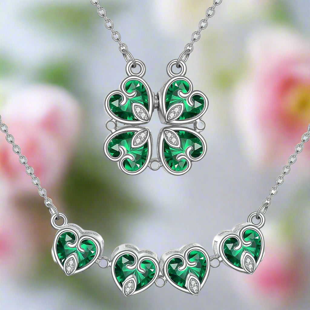 Clover-Heart Change Necklace