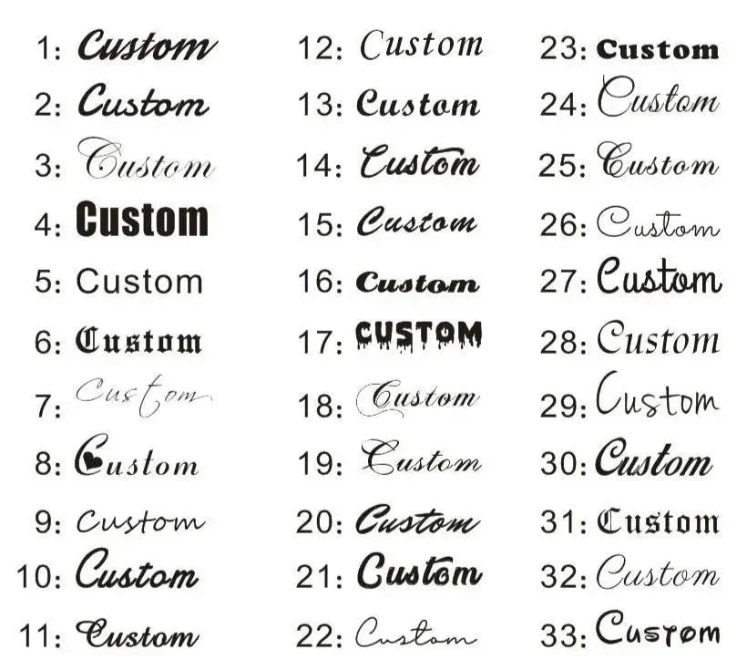 VIP Custom Name 40mm-100mm Bamboo Earrings (Aftersale Service)