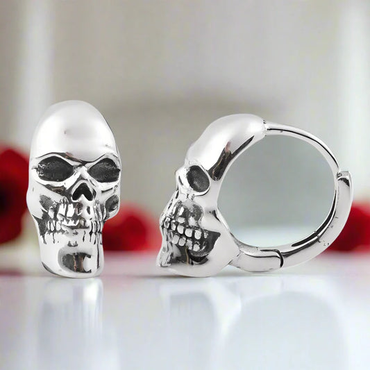 Retro Creative Elegant Skull Head Earrings