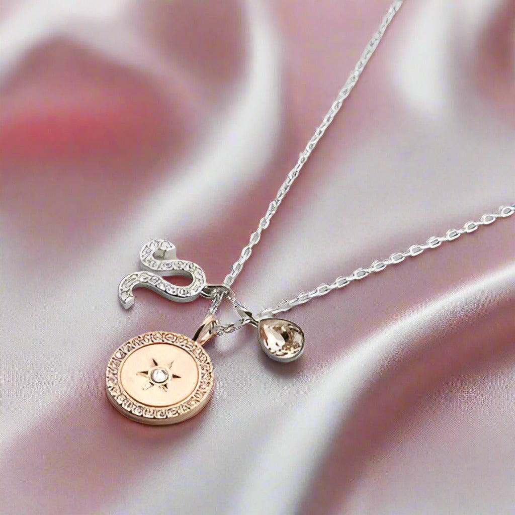 Detachable Unique Twelve Constellation Necklace with Diamond