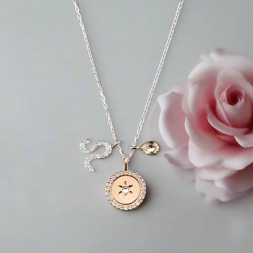 Detachable Unique Twelve Constellation Necklace with Diamond