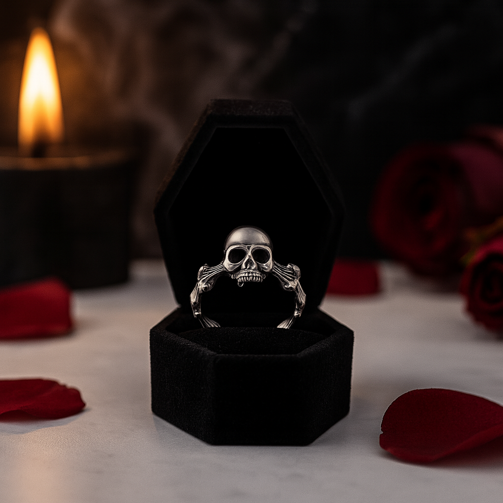 Dark Skull Punk Bracelet