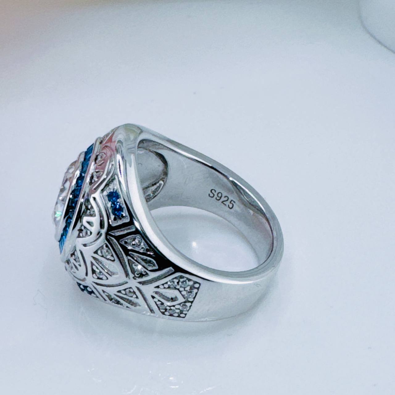 3.0 Ct Diamond Vintage Men's Engagement Ring