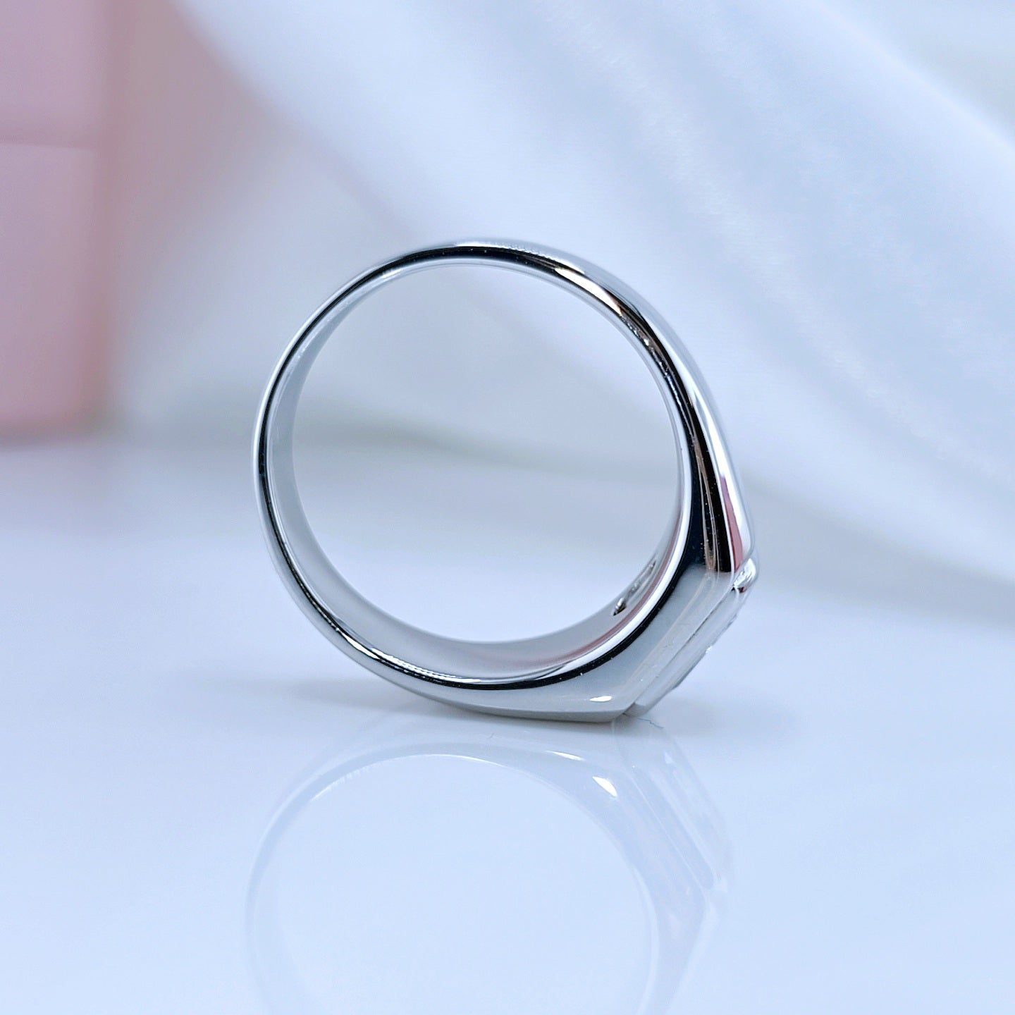 2.0 Ct Emerald-cut Diamond Men's Ring