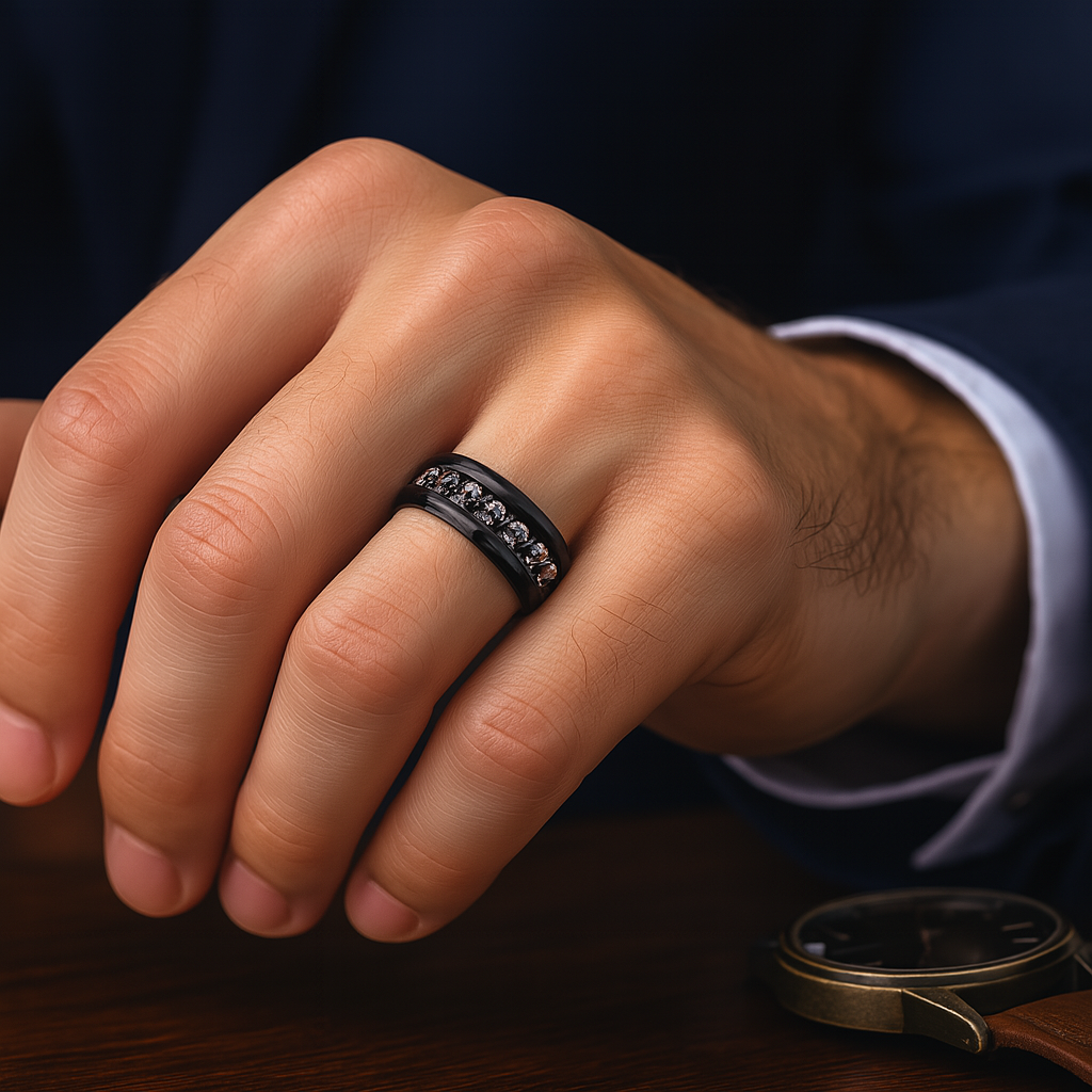 Gothic Skull Ring Band