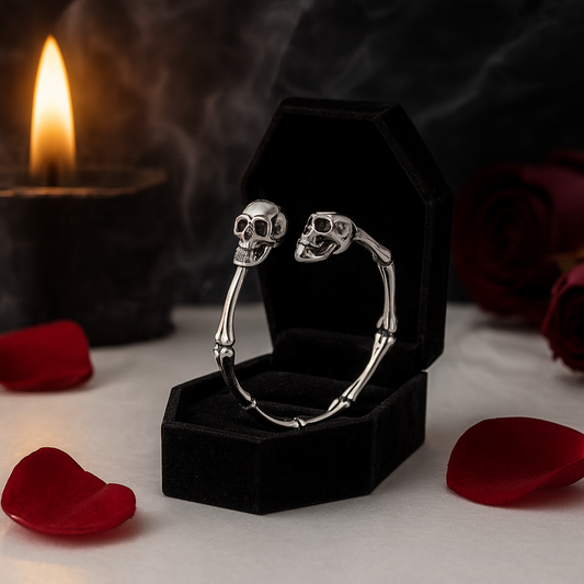 Dark Skull Punk Bracelet