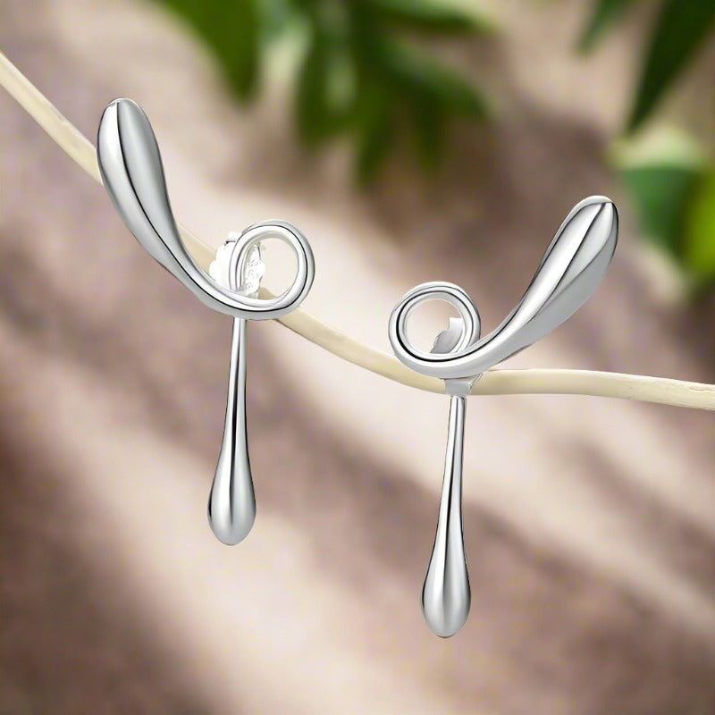 The Fleeting Years Twist Stud Earrings